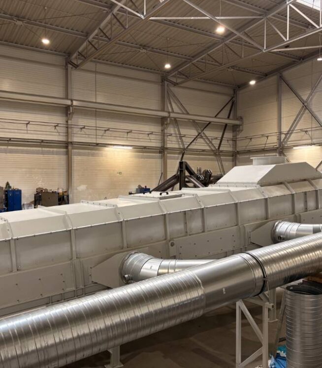 chłodnice do materiałów sypkich, chłodzenie poprodukcyjne, chłodnica bębnowa, instalacje chłodzące po kalcynacji/suszeniu