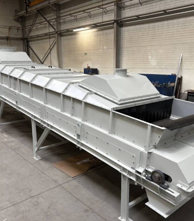 chłodnice do materiałów sypkich, chłodzenie poprodukcyjne, chłodnica bębnowa, instalacje chłodzące po kalcynacji/suszeniu